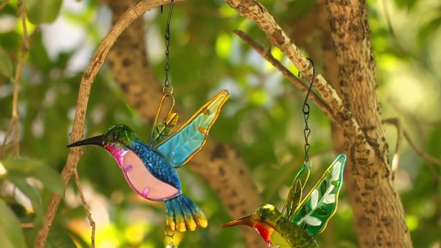Amazon.co.jp: サンキャッチャー 鳥 フランジガラス 置物 カワセミ